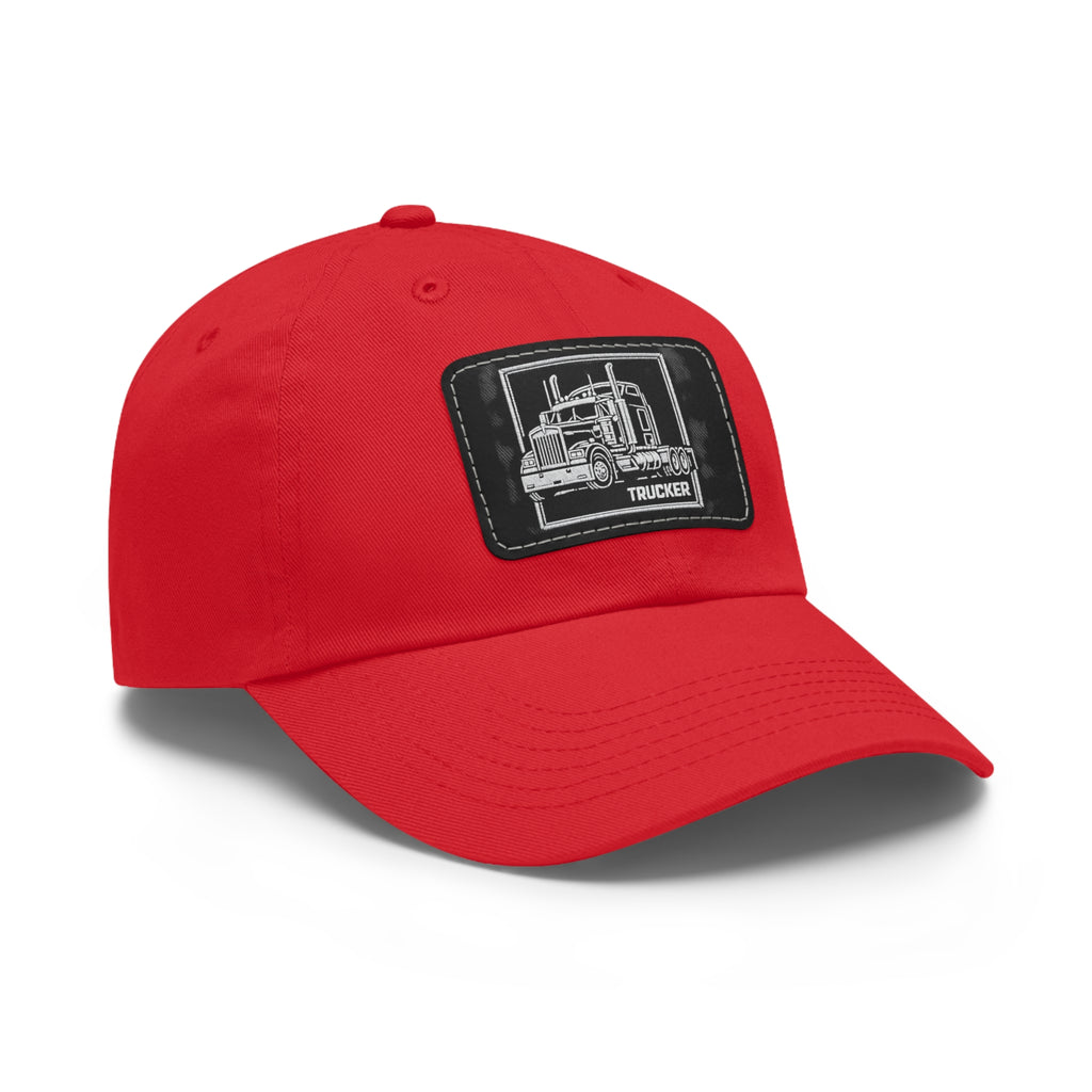 Leather Patch Trucker Hat