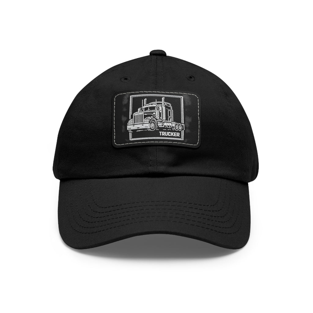 Leather Patch Trucker Hat