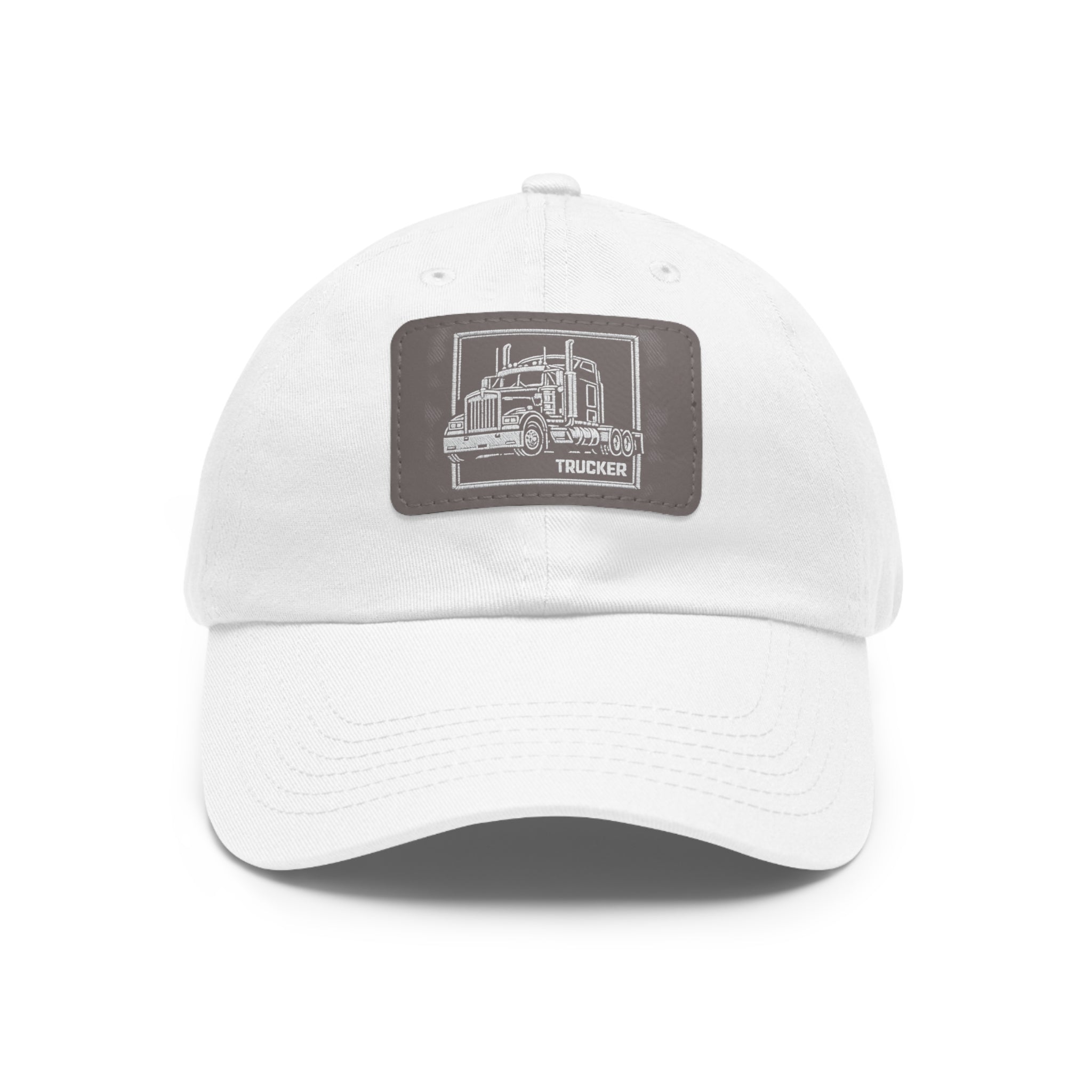 Leather Patch Trucker Hat