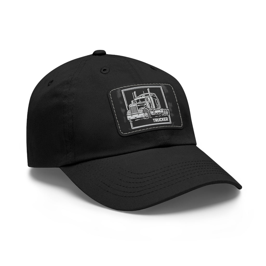 Leather Patch Trucker Hat