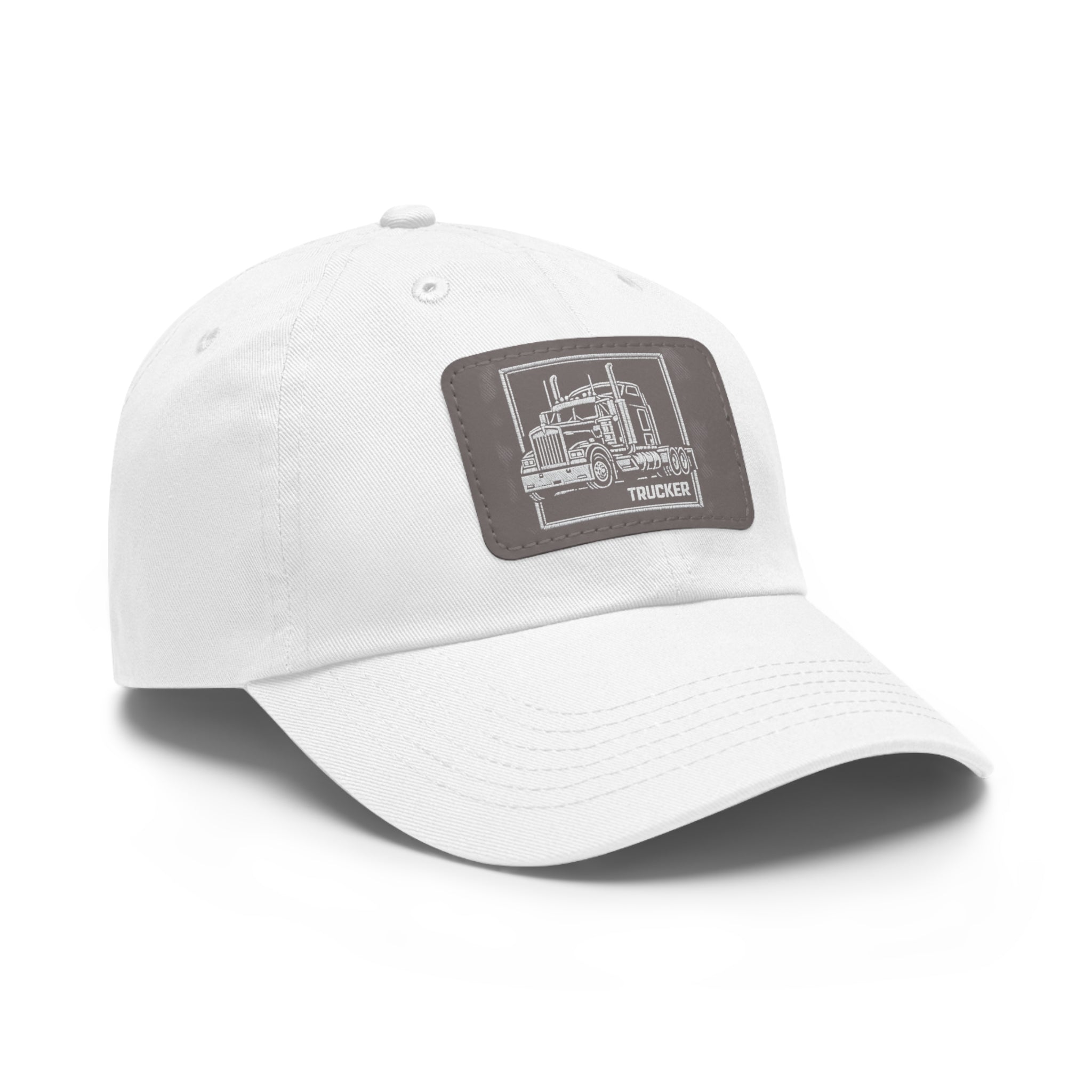 Leather Patch Trucker Hat