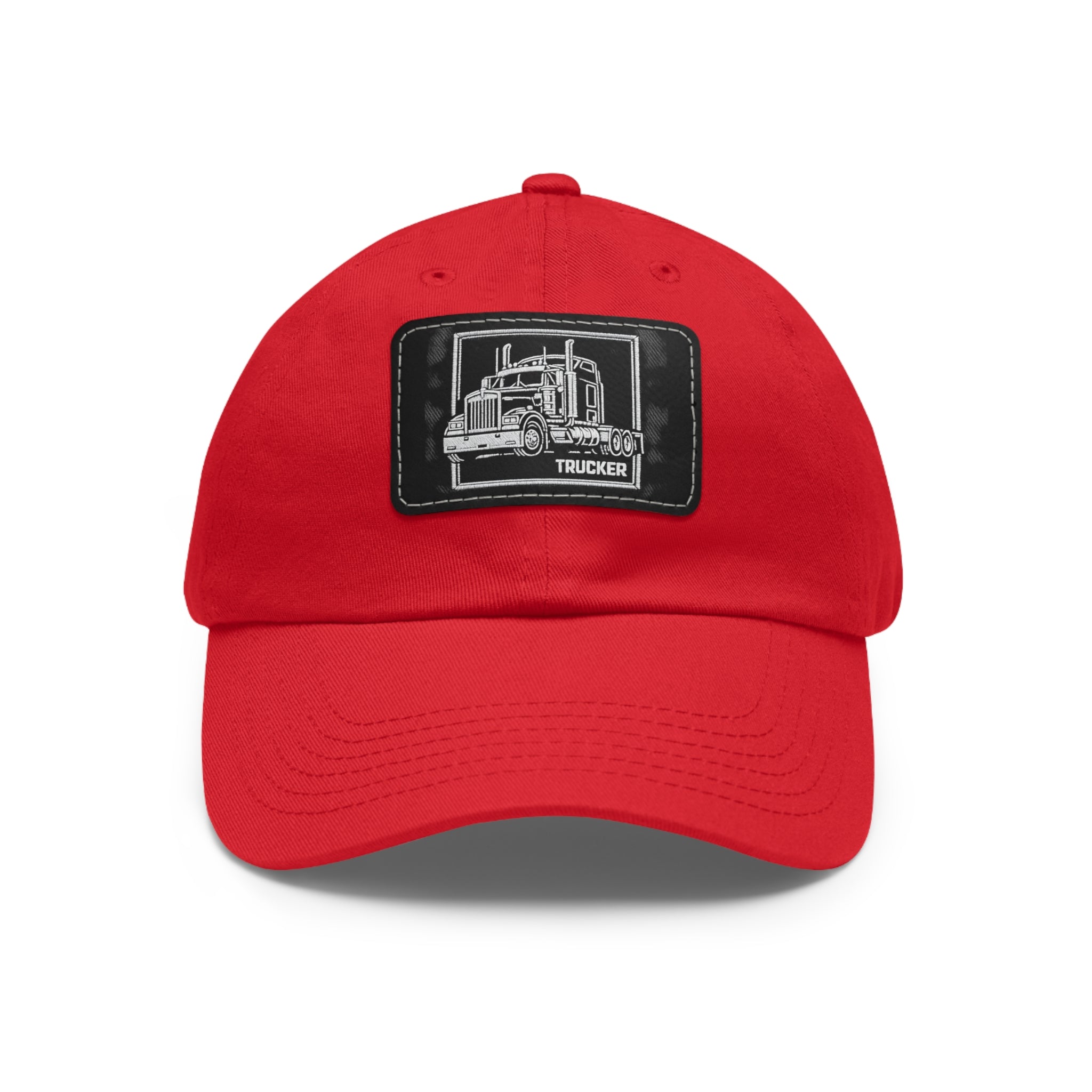 Leather Patch Trucker Hat